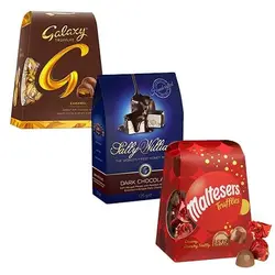 پک 3 تایی شکلات هدیه مالتسرز، گلکسی و سالی ویلیامز