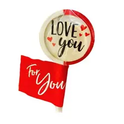 آبنبات چوبی عشق love you های کندی – Hi candy
