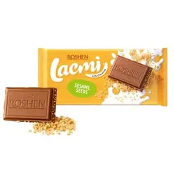 شکلات شیری با دانه کنجد روشن Roshen – lacmi