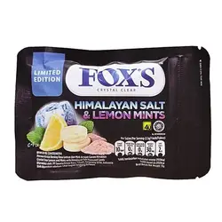 آبنبات فوکس طعم نمک هیمالیا و نعنا لیموی – FOX’S