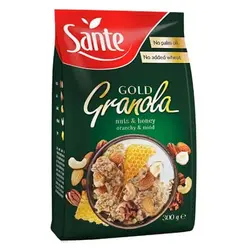 غلات صبحانه گرانولا آجیل و عسل سانته گلد – Sante