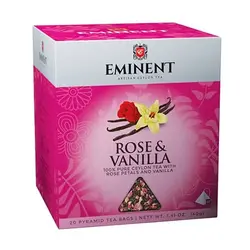 چای کیسه ای سیاه هرمی گل رز و وانیل امیننت – Eminent