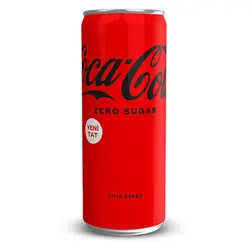 قوطی نوشابه زیرو بدون شکر کوکاکولا – coca cola