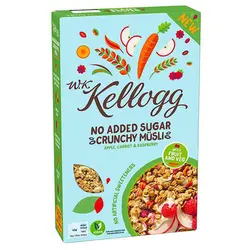 کورن فلکس کرانچی موسلی بدون شکر سیب، هویج و تمشک کلاگز – Kellogg’s