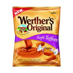 آبنبات وردرز کاراملی Werther’s – Soft toffee