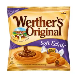 تافی با مغز کرم شکلاتی  soft eclair وردرز Werther’s Original