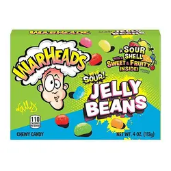 آبنبات میوه ای ترش لوبیا شکل ژله ای وارهدس – Warheads