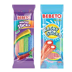 پاستیل ترش مدل wacky sticks ببتو – Bebeto