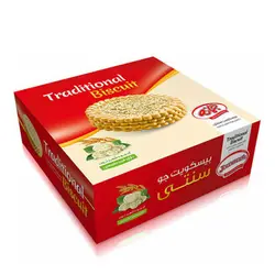 بیسکوییت جو سنتی با تزیین زیره، شوید و کنجد جمانه – Jomaneh