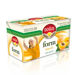 چای لاغری فرم دوغوش با طعم زردآلو