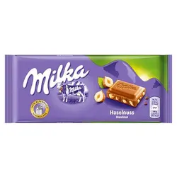 شکلات میلکا با تکه های فندق – Milka