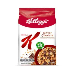 کورن فلکس کیسه ای اسپشیال کی شکلات تلخ با گندم و برنج کلاگز – special k