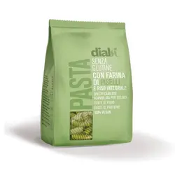 پاستا فسیلی بدون گلوتن با آرد برنج قهوه ای و نخود فرنگی دیالسی – Dialsi