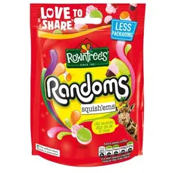 پاستیل میوه ای با طعم رندوم فوم ترش و ژله میوه و بستنی راونتریز –  Rowntree’s