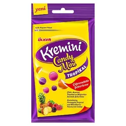 آبنبات مینی با طعم میوه های استوایی کرمینی اولکر -Ulker kremini