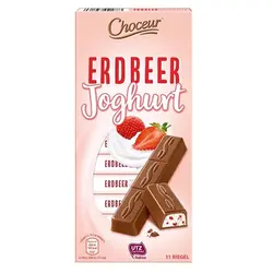 شکلات بار شیری توت فرنگی و ماست شوکور – Choceur