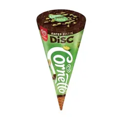 بستنی قیفی کورنتو دیسک پسته – شکلات – Cornetto
