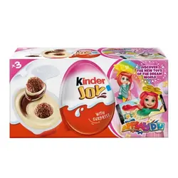 پک 3 تایی تخم مرغ شانسی کیندر جوی دخترانه – kinder