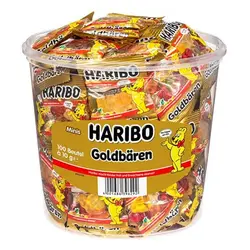 پاستیل هاریبو سطلی خرسی مدل Haribo – Gold bears