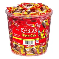 پاستیل هاریبو سطلی نوشابه ای مدل Haribo – happy cola