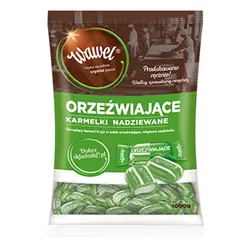 تافی پذیرایی با مغز کارامل نعناع  واول – wawel