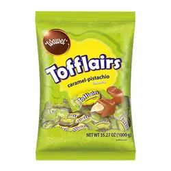 تافی پذیرایی با مغز کارامل و پسته واول – wawel