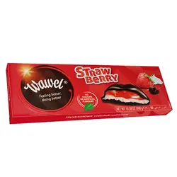 شکلات با کرم توت فرنگی و ماست واول – wawel
