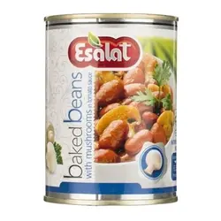 کنسرو لوبیا با قارچ 380گ اصالت