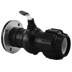 بال ولو یکسر رابط یکسر فلنج دسته کوتاه - فروشگاه اینترنتی آژنددام -