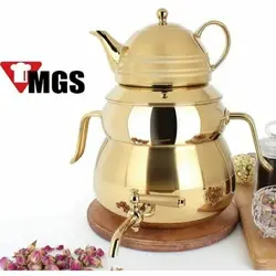 کتری قوری طلایی - شوش کالا