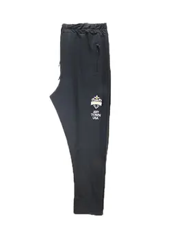 شلوار اسلش سایز بزرگ مشکی فاق بلند مدل mpsb036