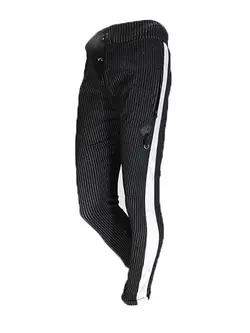 شلوار اسلش طرح دیپلماتMPST017 بغل نوار سفید