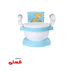توالت فرنگی و صندلی حمام کودک قصری (سامیا تویز) - سیسمونی عسلی