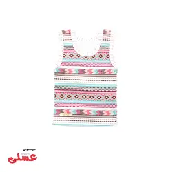 رکابی دخترانه مدل جاجیمTik Tak