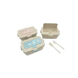 ظرف غذا کودک طرح خرگوش با قاشق و چنگال Lunch Box - سیسمونی عسلی