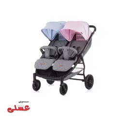 کالسکه دو قلو چیپولینو مدل Chipolino 2 Classy Carbon