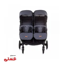 کالسکه دو قلو چیپولینو مدل Chipolino 2 Classy Carbon