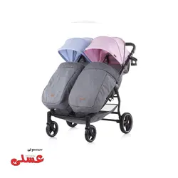کالسکه دو قلو چیپولینو مدل Chipolino 2 Classy Carbon