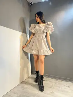 پیرهن عروسکی راه راه