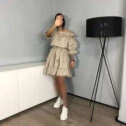 پیراهن یقه قایقی کد 5517