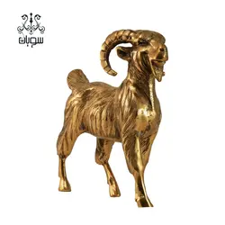 مجسمه بز کوهی برنجی - کد M-1006