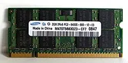 RAM Samsung DDR2 6400s 2G رم استوک لپتاپ