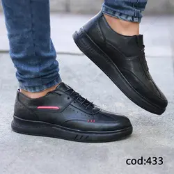 کتونی چرم مردانه کد ۴۳۳