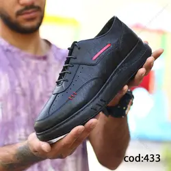 کتونی چرم مردانه کد ۴۳۳