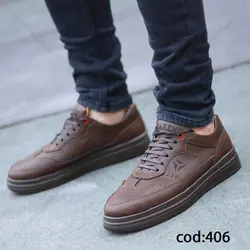 کتانی چرم مردانه کد ۴۰۶