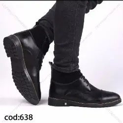 بوت مردانه چرم کد ۶۳۸