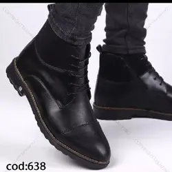 بوت مردانه چرم کد ۶۳۸
