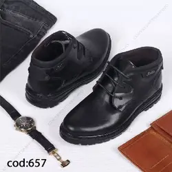 بوت مردانه چرم  کد ۶۵۷