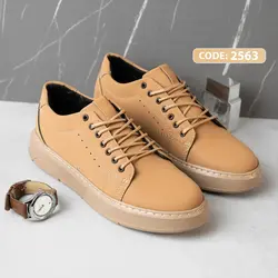 کتونی بندی تمام کرم دور دوخت - کد 2563