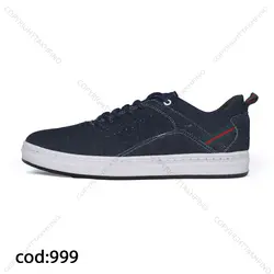 کفش مردانه جین بنددار دوردوخت - کد 999